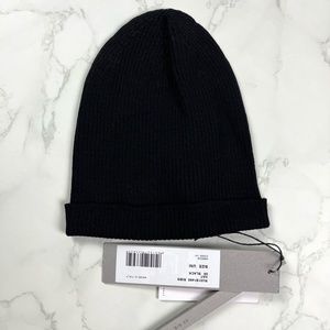 🔥60% OFF🔥 [SALE] Rick Owens Black Wool Ribbed Beanie